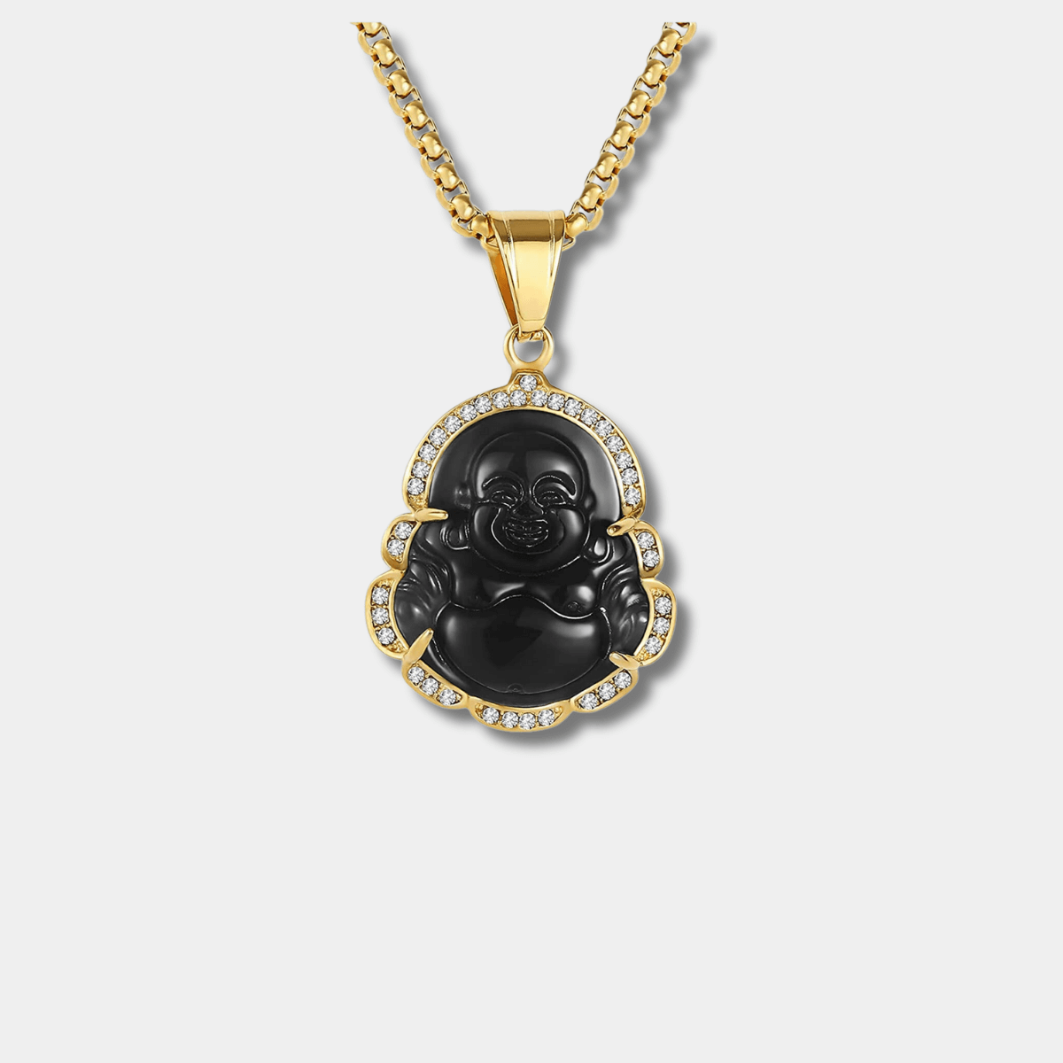 Buddha black sparkly beaded necklace with tassel – BE Lifestyle Boutique